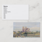 Carte De Visite Notre Dame, Paris (la semaine sur le papier) (Devant / Derrière)