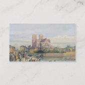 Carte De Visite Notre Dame, Paris (la semaine sur le papier) (Dos)