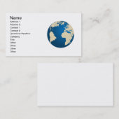 Carte De Visite Notre planète (Devant / Derrière)