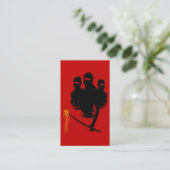 Carte De Visite nouilles de ninja (Debout devant)