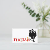 Carte De Visite nouilles ninja italiennes (Debout devant)