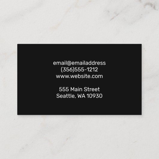 Carte De Visite Nouilles Ramen (Dos)