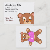 Carte De Visite Nounours (Devant / Derrière)