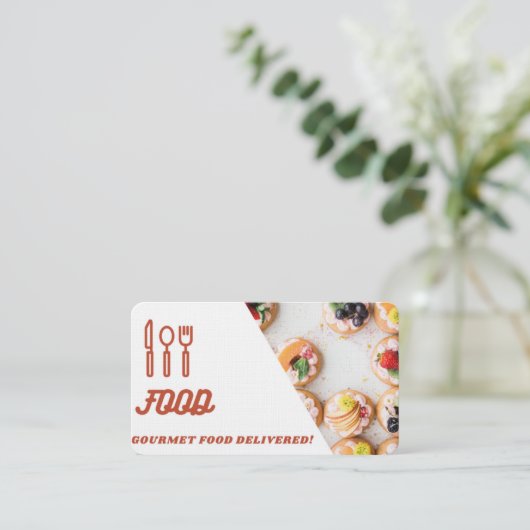 Carte De Visite Nourriture (Debout devant)