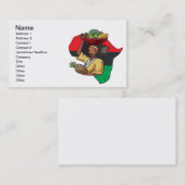 Carte De Visite Nourriture africaine (Devant / Derrière)
