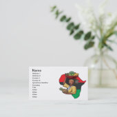 Carte De Visite Nourriture africaine (Debout devant)