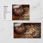 Carte De Visite Nourriture - cacahuètes (Devant / Derrière)