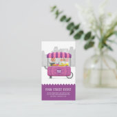 Carte De Visite Nourriture indienne rue (Debout devant)