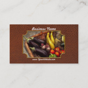 Carte De Visite Nourriture - légumes - du jardin de la mère