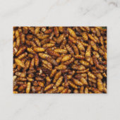 Carte De Visite Nourriture thaïlandaise frite de rue de vers à (Dos)