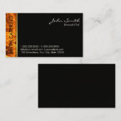 Carte De Visite Nourritures chaudes de approvisionnement du feu (Devant / Derrière)