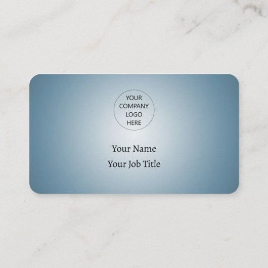 Carte De Visite Nous acceptons Bitcoin QR Code Gradient Bleu (Dos)