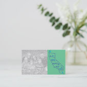 Carte De Visite nous allons à cali (Debout devant)