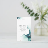 Carte De Visite Nous avons déménagé Abstrait Moderne (Debout devant)