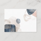 Carte De Visite Nous avons déplacé l'Abstrait déplacement d'une no (Dos)