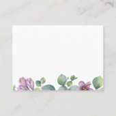 Carte De Visite Nous avons déplacé l'adresse Eucalyptus Moving Fai (Dos)