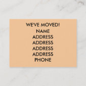 Carte De Visite nous avons proposé (Dos)