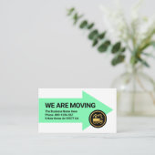 Carte De Visite NOUS DÉPLAÇONS LE Business Office (Debout devant)