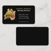 Carte De Visite Nous Déplaçons Le Service Entreprise (Devant / Derrière)