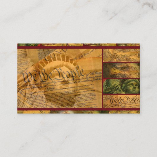 Carte De Visite Nous Le Peuple (Devant)