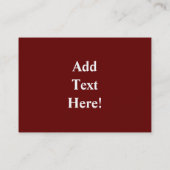 Carte De Visite Nous Le Peuple Drapeau Américain (Dos)