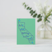 Carte De Visite nous nous dirigeons vers cali (Debout devant)