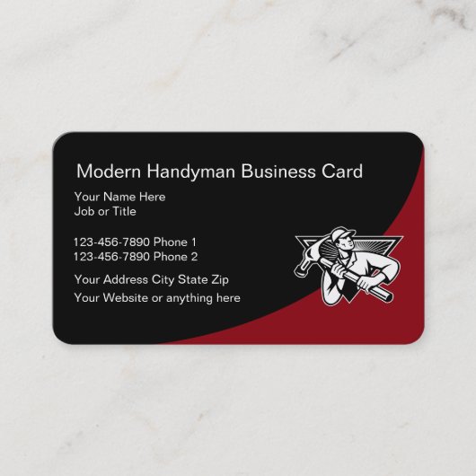 Carte De Visite Nouveau bricoleur Businesscards (Devant)