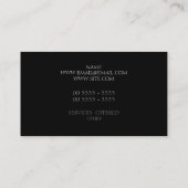 Carte De Visite Nouveau Indigo Golden (Dos)