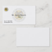 Carte De Visite Nouveau-Mexique Grand Sceau (Devant / Derrière)