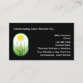 Carte De Visite Nouveau service de pelouse paysager moderne (Devant)