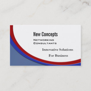 Carte De Visite Nouveaux concepts, consultants informatiques