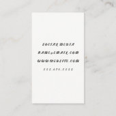 Carte De Visite Nouvel embauche | Texture aquarelle (Dos)