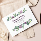 Carte De Visite Nouvelle adresse résidentielle Eucalyptus Moving F