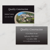 Carte De Visite Nouvelle construction résidentielle (Devant / Derrière)