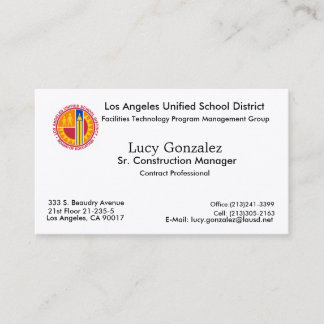 Carte De Visite Nouvelle image, Lucy Gonzalez, Los Angeles, CA