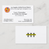 Carte De Visite Nouvelle image, Lucy Gonzalez, Los Angeles, CA (Devant / Derrière)