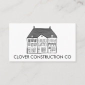 Carte De Visite Nouvelle maison Moderne Construction Entrepreneur  (Devant)