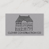 Carte De Visite Nouvelle maison Moderne Construction Entrepreneur  (Devant)