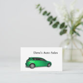 Carte De Visite Nouvelle voiture hybride (Debout devant)