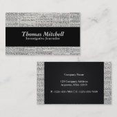 Carte De Visite Nouvelles anciennes (Devant / Derrière)