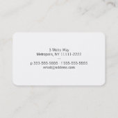 Carte De Visite Nouvelles gothiques de crépuscule du centre de (Dos)