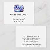 Carte De Visite Nova de bleu d'Alice (Devant / Derrière)
