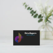 Carte De Visite NovaCode Solutions Numériques (Debout devant)