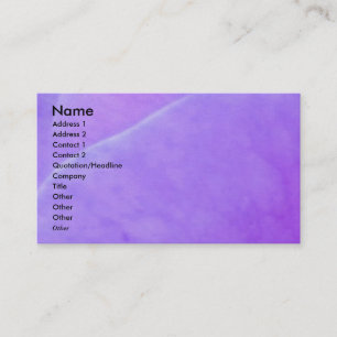 Carte De Visite NOVINO - Feuille pourpre de fleur