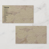 Carte De Visite NOVINO - Regard 2 de papier fait main (Devant / Derrière)