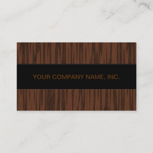 Carte De Visite Noyer simulé (Devant)