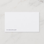 Carte De Visite Nuage bleu (Dos)