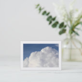 Carte De Visite Nuage Cumulus (bordé) (Debout devant)