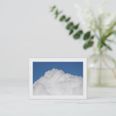 Carte De Visite Nuage Cumulus (Bordé) (Debout devant)