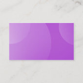 Carte De Visite Nuage de bulles - Nuances de violet (Dos)
